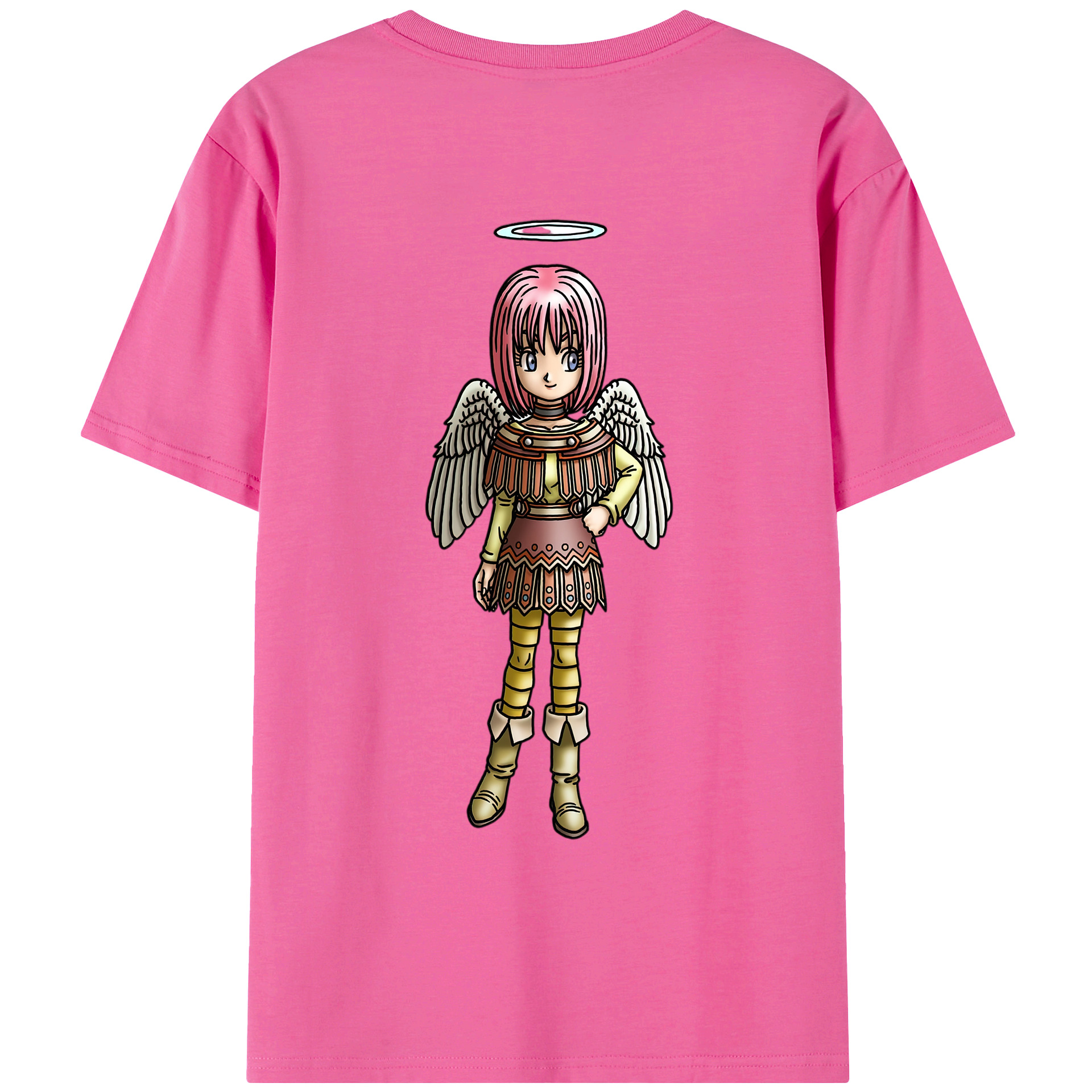 （画像用） ドラゴンクエスト Doragon Kuesuto Dragon Quest レディース半袖Tシャツ(バックプリント)